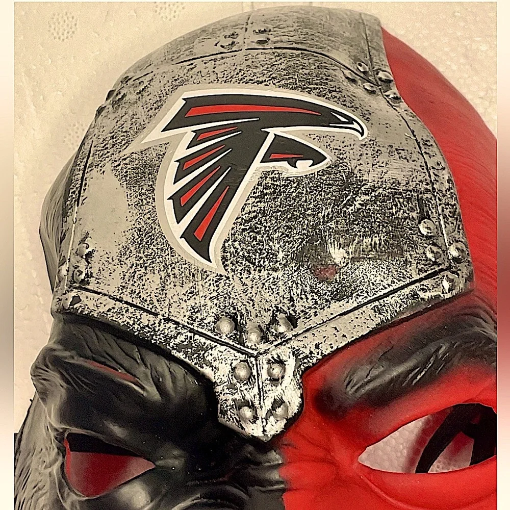🏈FRANKLIN SPORTS🏈 “FAN FACE” ATLANTA FALCONS NFL OFFICIALLY LICENSED PVC MASK👺